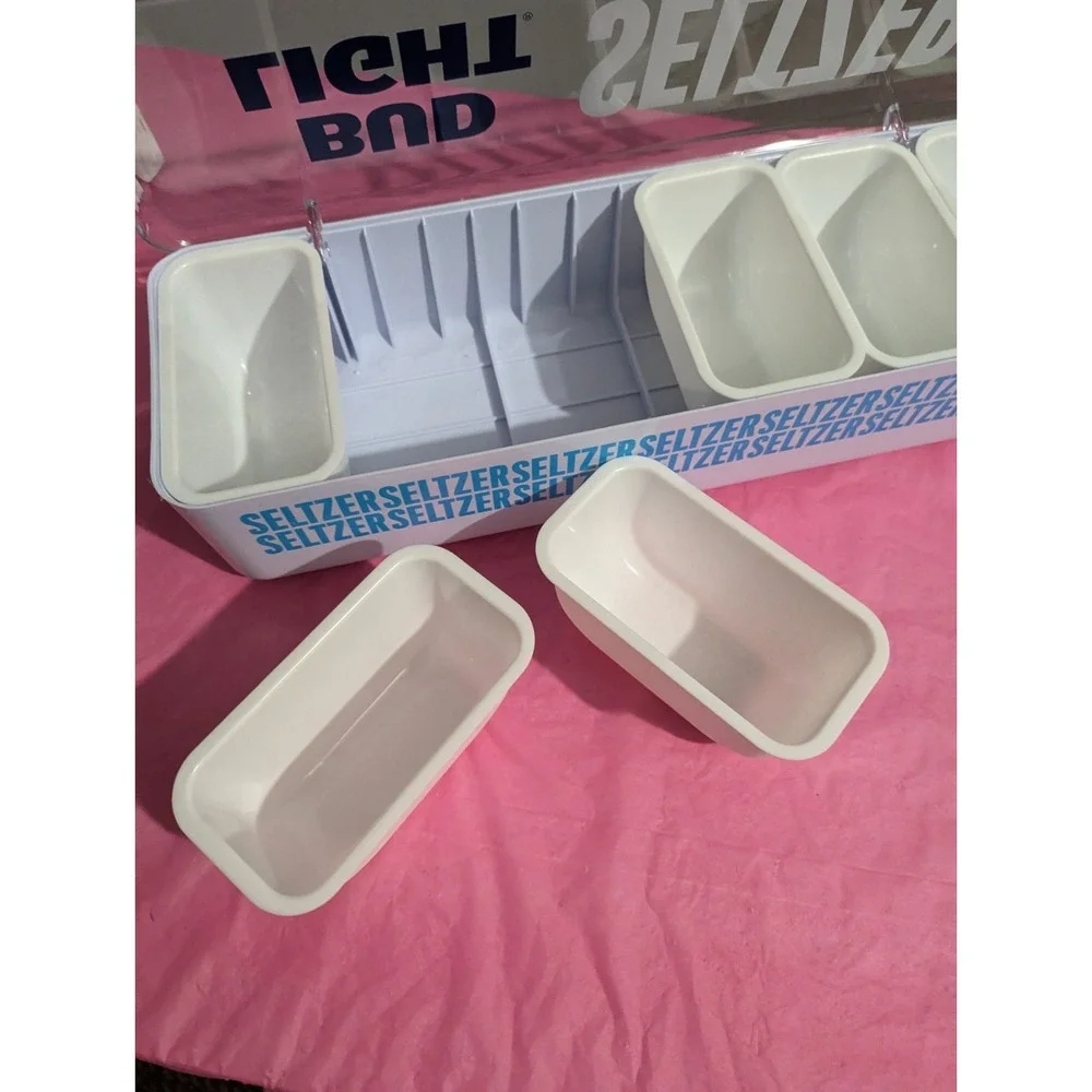 BUD LIGHT‎ SELTZER restaurant bar man cave oranges lemons condiment holder tray